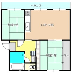 高洲三丁目住宅 5号棟の物件間取画像